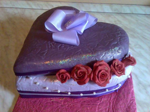 Srdce, torta Srdce, torta, alioska, 1