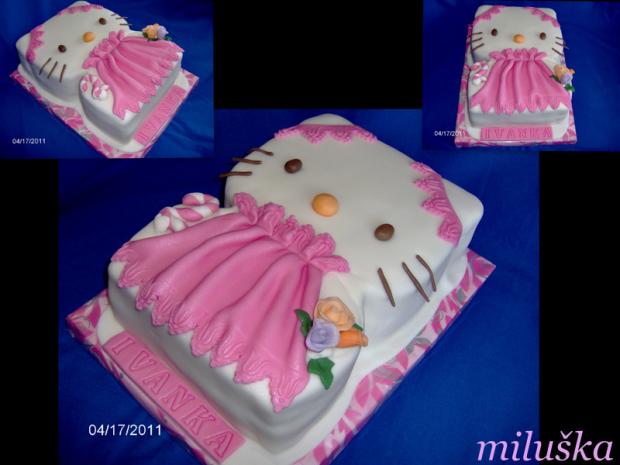 Kitty Ivanka---2---, torta, Torty pre dievčatá Kitty Ivanka---2---, torta, Torty pre dievčatá, miluška, 1