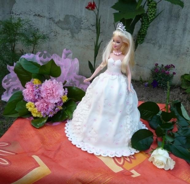 Barbie pre Mišku , torta, Torty pre dievčatá Barbie pre Mišku , torta, Torty pre dievčatá, stanulik85, 1