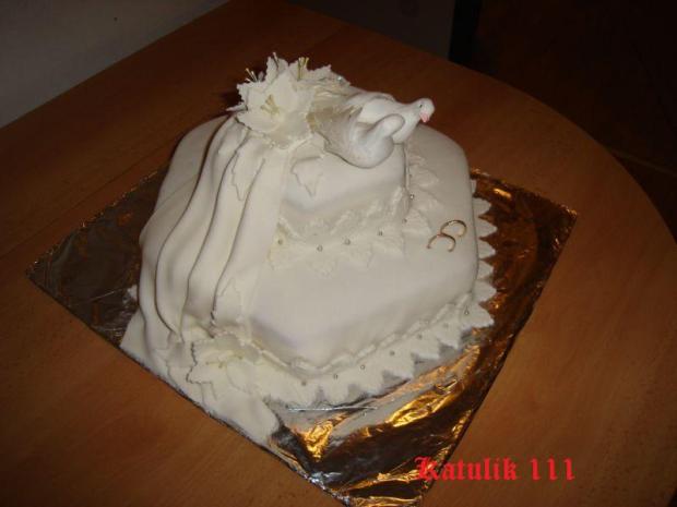 svadobná s holubičkami, torta, Svadobné torty, katulik111, 1