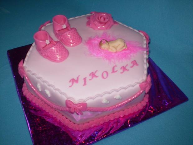 krstinová - Nikolka, torta, Torty na krstiny krstinová - Nikolka, torta, Torty na krstiny, , 1