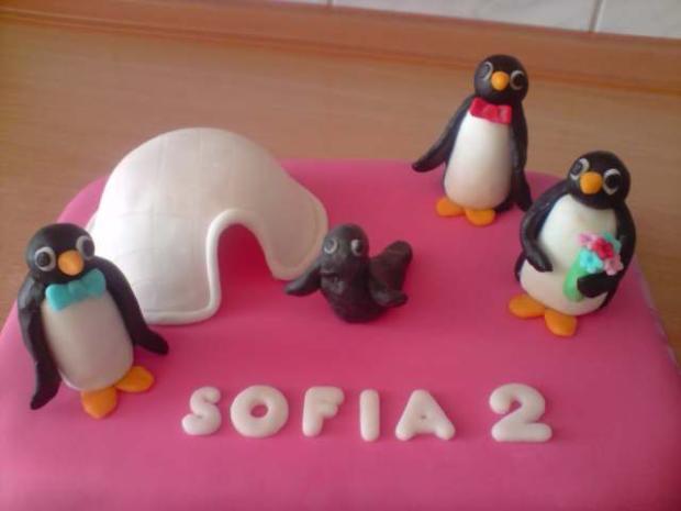 Torta tučniačikovia -figurky, torta, Torty so zvieratkami, anazuz1299, 1