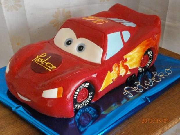 BLESK MC QUEEN, torta, Torty autíčka, vláčiky, andrea.d, 1