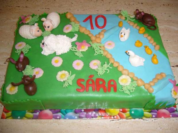 Louka se zvířátky, torta, Torty so zvieratkami Louka se zvířátky, torta, Torty so zvieratkami, Irena O., 1