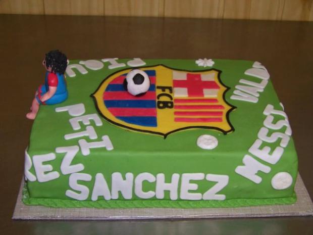 FC Barcelona, torta, Športové torty, Kisko, 1