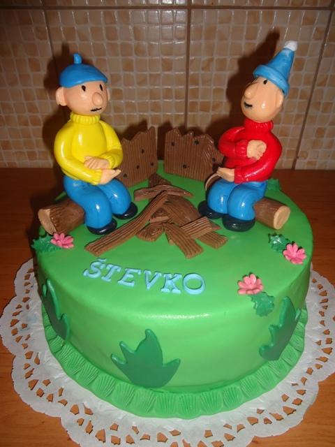 pat a mat, torta, Rozprávkové torty, ZUZANA ŠTRBKOVÁ, 1