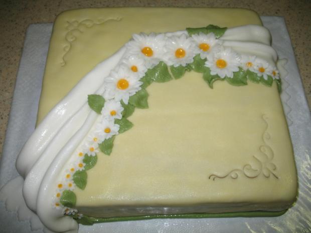 s margaretkami, torta, Narodeninové torty s margaretkami, torta, Narodeninové torty, Danka.S, 1