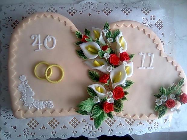 spoločna k výročiu svadby a narodeniny, torta, babka2607, 1