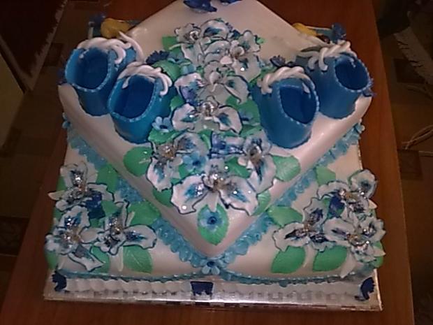 na krst pre dvojicky iny pohlad, torta, Torty na krstiny, Mereske, 1