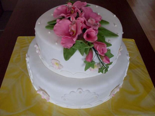 S ORCHIDEAMI, torta, Narodeninové torty, Mária Vašová, 1