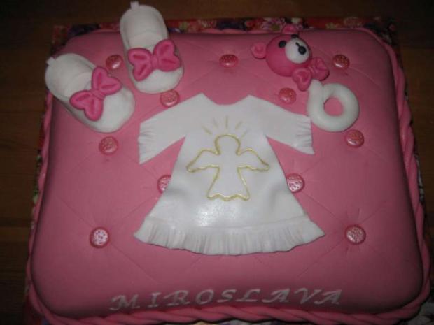 vankúšik na krstiny, torta, Torty na krstiny, evinaf, 1