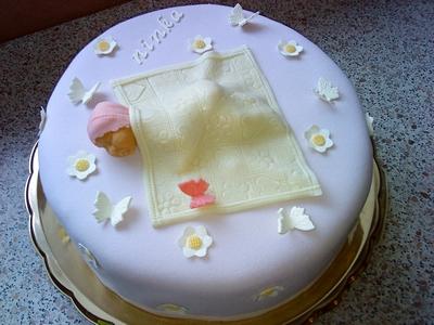 moja prvá torta- krstinová, torta, Torty na krstiny moja prvá torta- krstinová, torta, Torty na krstiny, katarina muchova, 1