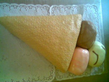 torta-kornutok so zmrzlinou, torta, Ostané torty pre deti, MaJo1704, 1
