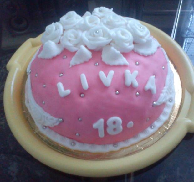 ruzova , torta, Narodeninové torty, Lenocka24, 1