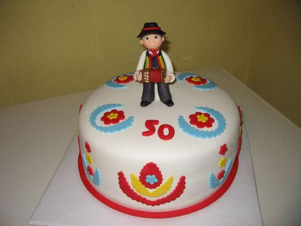 Pre folkloristu, torta, Narodeninové torty, DášaL, 1