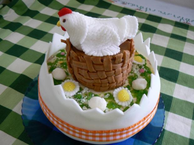 Veľkonočná sliepočka, torta, Veľkonočné torty, batora30, 1