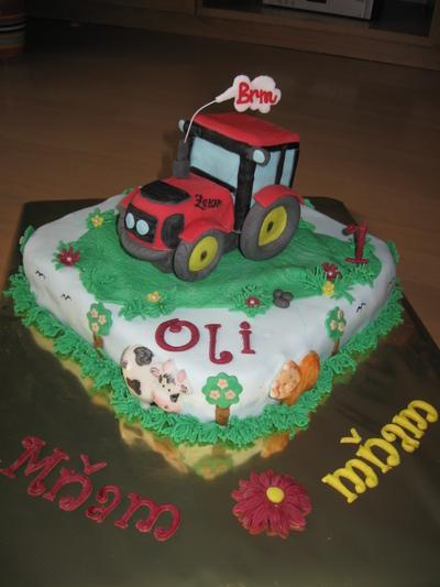 Traktorček Brm, torta, Torty autíčka, vláčiky, mamca124, 1