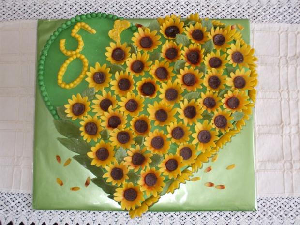 50 slnecnic , torta, Narodeninové torty 50 slnecnic , torta, Narodeninové torty, lucka 2, 1