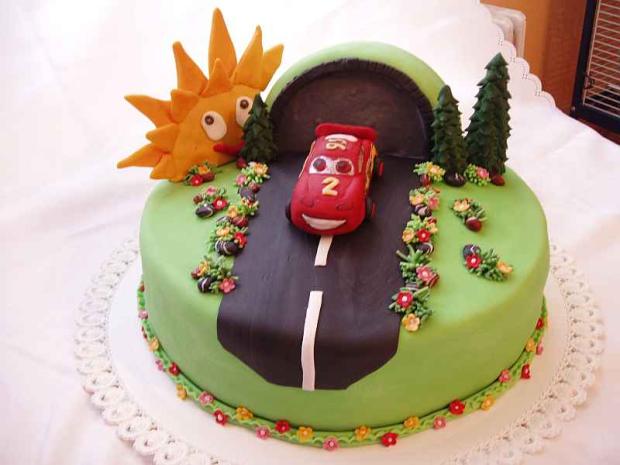 Auticko, torta, Torty autíčka, vláčiky, KatkaE, 1