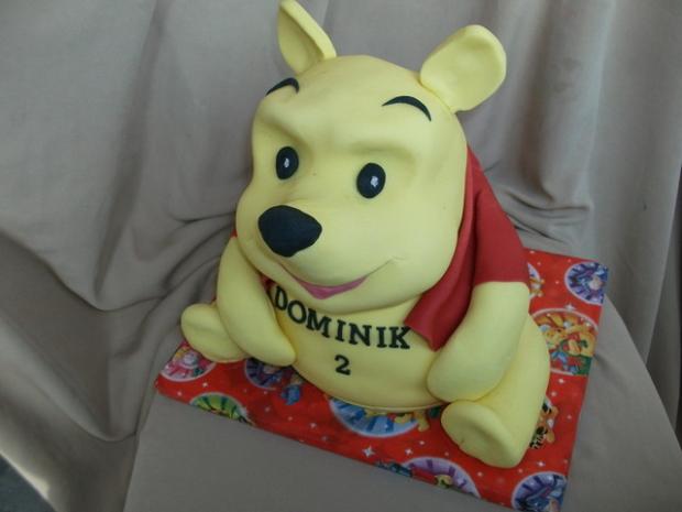 3D macko POOH, torta, Rozprávkové torty 3D macko POOH, torta, Rozprávkové torty, Alenik, 1
