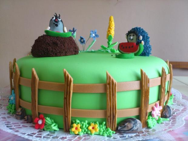 Krtko 2, torta, Rozprávkové torty, tinkita, 1