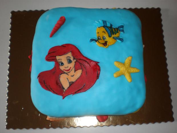 Ariela (malá morská víla), torta, Rozprávkové torty, tortyOdZuzu, 1