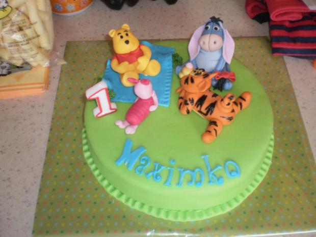 Macko Pu a priatelia , torta, Rozprávkové torty, mokilko, 1