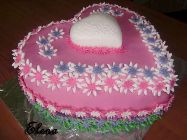 Srdce, torta, Narodeninové torty, Elena P., 1