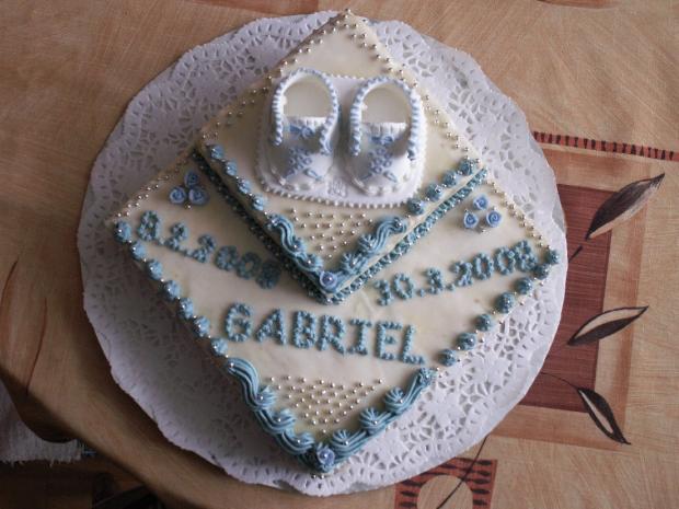 gabriel, torta, Torty na krstiny, alapk, 1