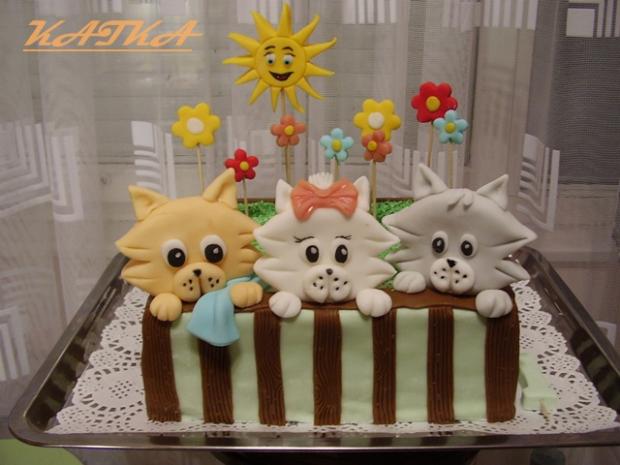mačičky, torta, Ostané torty pre deti mačičky, torta, Ostané torty pre deti, Katka Ozsvaldova, 1