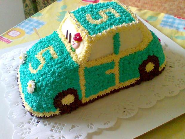 autíčko 2, torta, Torty autíčka, vláčiky, zabacka, 1