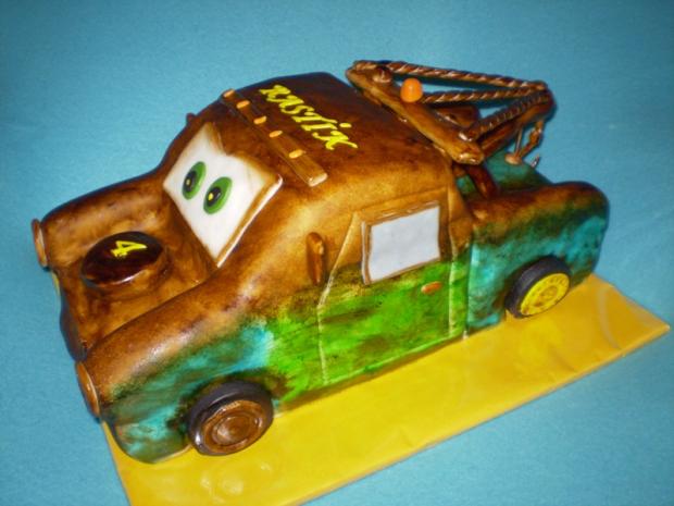 Mater bourak - bočný pohľad, torta, Torty autíčka, vláčiky, , 1