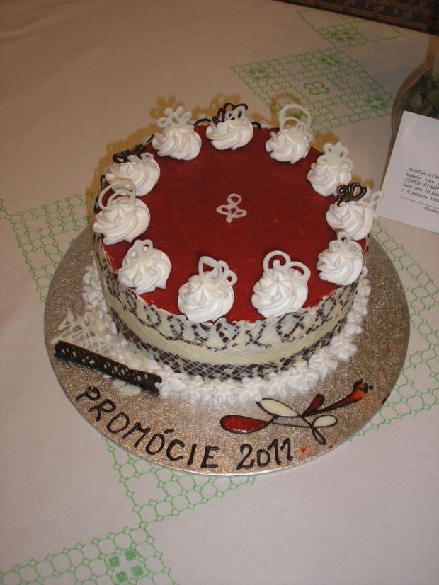 Tortička k promóciám, torta, Torty - škola, stužková, Hanči85, 1