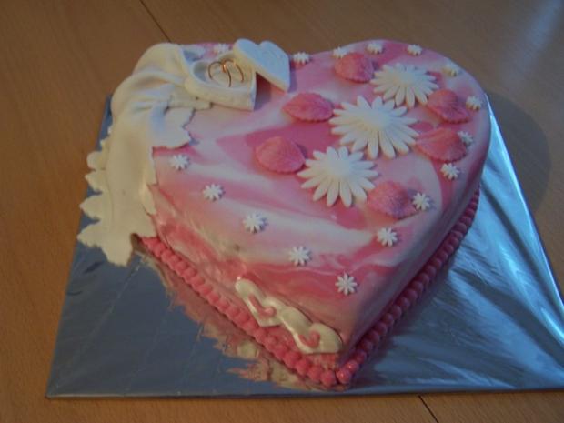 svdobné srdce, torta, Svadobné torty, klara., 1