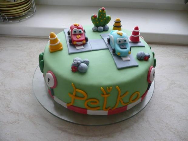 Auticka pre Petka, torta, Torty autíčka, vláčiky, mizulienka, 1