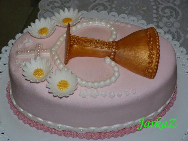 Na PSP pre dievčatko, torta, Torty na cirkevné sviatky Na PSP pre dievčatko, torta, Torty na cirkevné sviatky, JarkaZ, 1