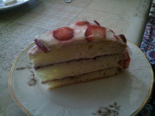 tvarohovo jahodkova torticka mnam, torta tvarohovo jahodkova torticka mnam, torta, petulda33, 1
