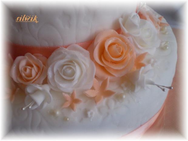 Detail ružičiek, torta, Ozdoby na torty, silwik, 1