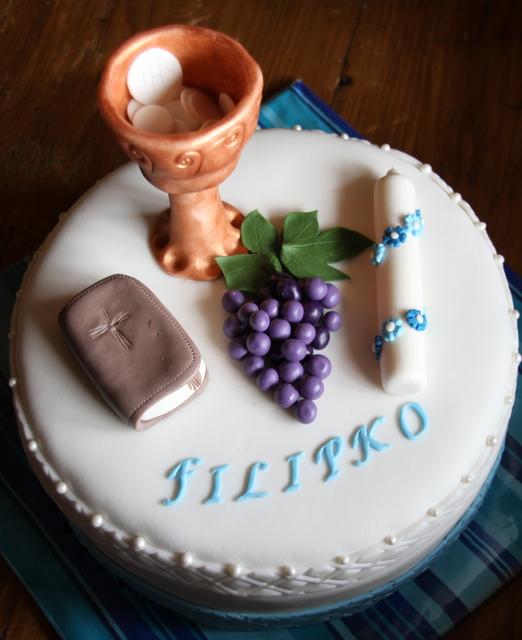 1.sv. prijimanie, torta, Torty na cirkevné sviatky 1.sv. prijimanie, torta, Torty na cirkevné sviatky, Jarka_P, 1