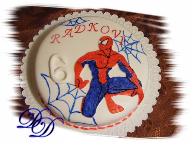 Spiderman2, torta, Rozprávkové torty, danndy20, 1