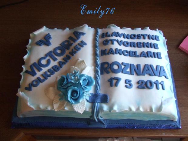 otvorená kniha, torta, Narodeninové torty, Emily76, 1