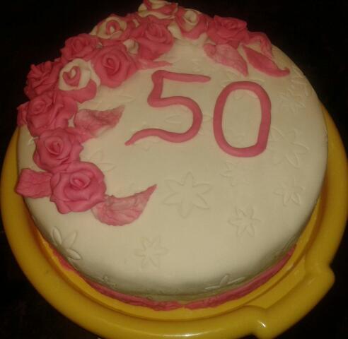 na 50tku, torta, Narodeninové torty, Lenocka24, 1