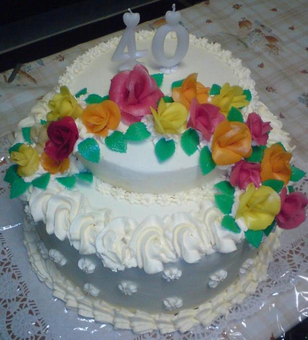 na 40, torta, Narodeninové torty, Lucinqa, 1