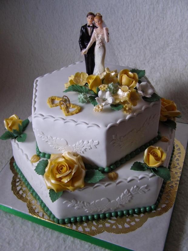Poschodové šesthrany, torta, Svadobné torty Poschodové šesthrany, torta, Svadobné torty, Miruš 77, 1