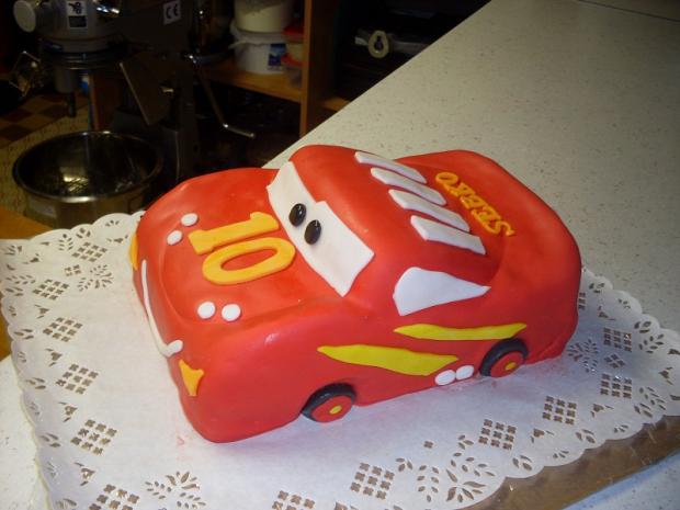 auto, torta, Torty autíčka, vláčiky, Iwča, 1
