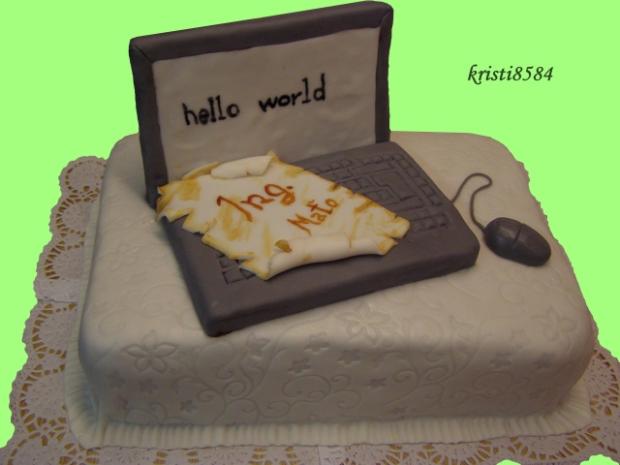 Notebook pre bráška, torta, Torty - škola, stužková, kristi8584, 1