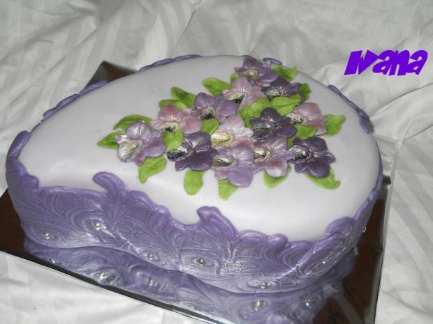 Slza s orchideami, torta, Narodeninové torty, Ivana111111, 1