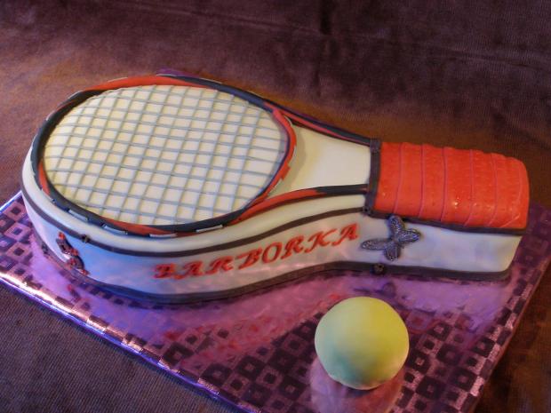 Tenisová raketa, torta, Netradičné torty Tenisová raketa, torta, Netradičné torty, Miruš 77, 1