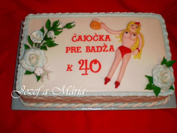 Čajočka k 40-tke, torta, Narodeninové torty, Jozef a Mária, 1