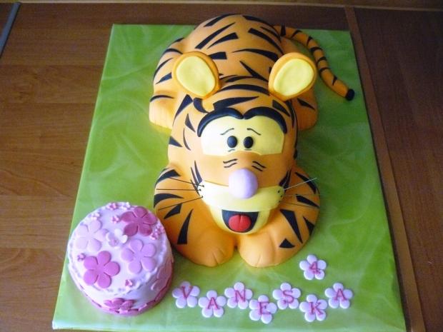 tigrík, torta, Torty so zvieratkami tigrík, torta, Torty so zvieratkami, MarikaFa, 1